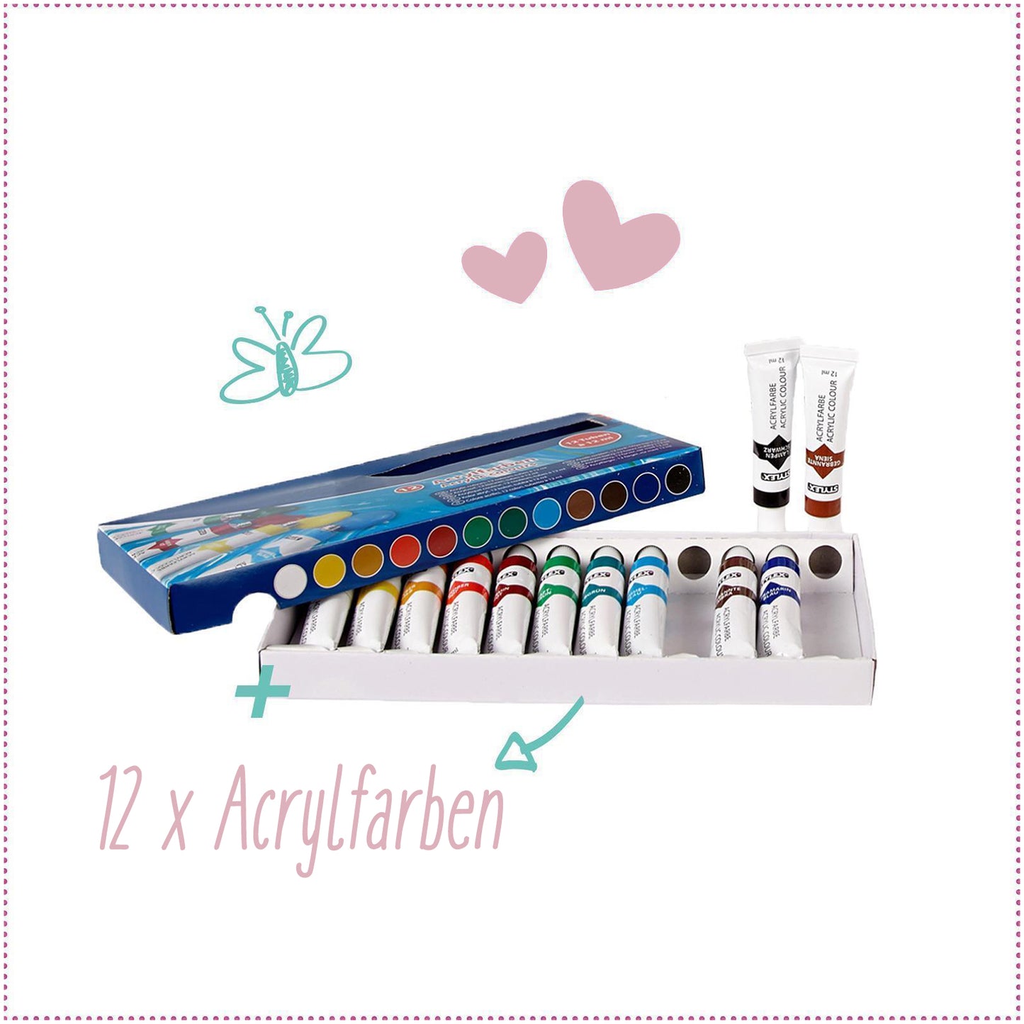 Babybauch Gipsabdruck Set für 3D Gips-Abdrücke 26-teilig inkl. Zubehör